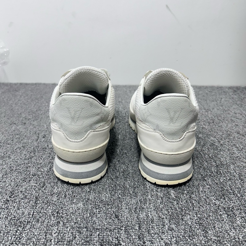 Louis Vuitton 路易威登 LV 白色老花拼接休閒鞋 尺碼：41.5碼 /7.5碼-5