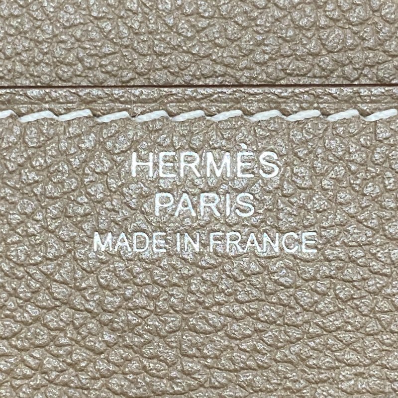 HERMES 愛馬仕 Canstance TO GO 斜背包 皮革 大象灰 銀釦-14