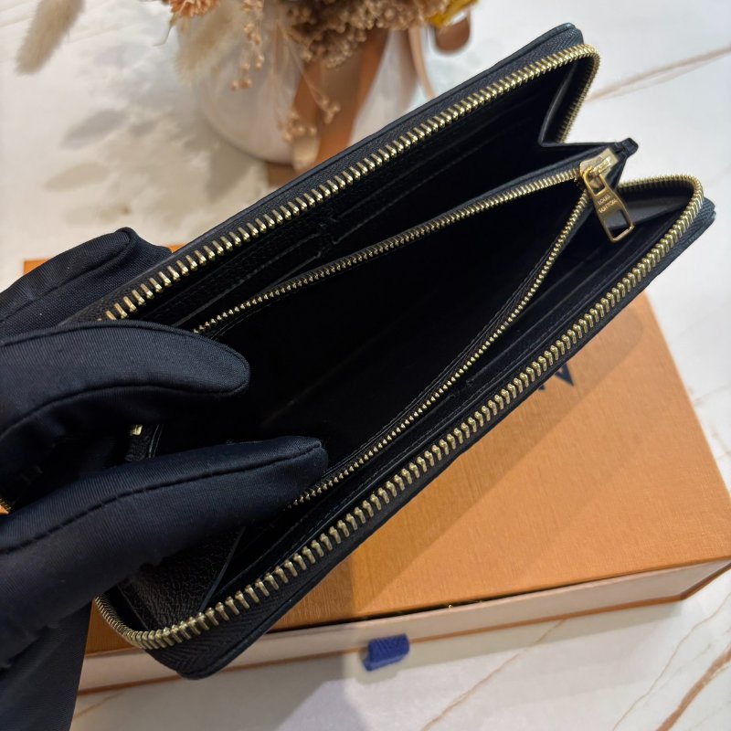 *SHIHNA名牌精品* LV M60171 Clemence 經典花紋全皮革壓紋拉鍊長夾-7