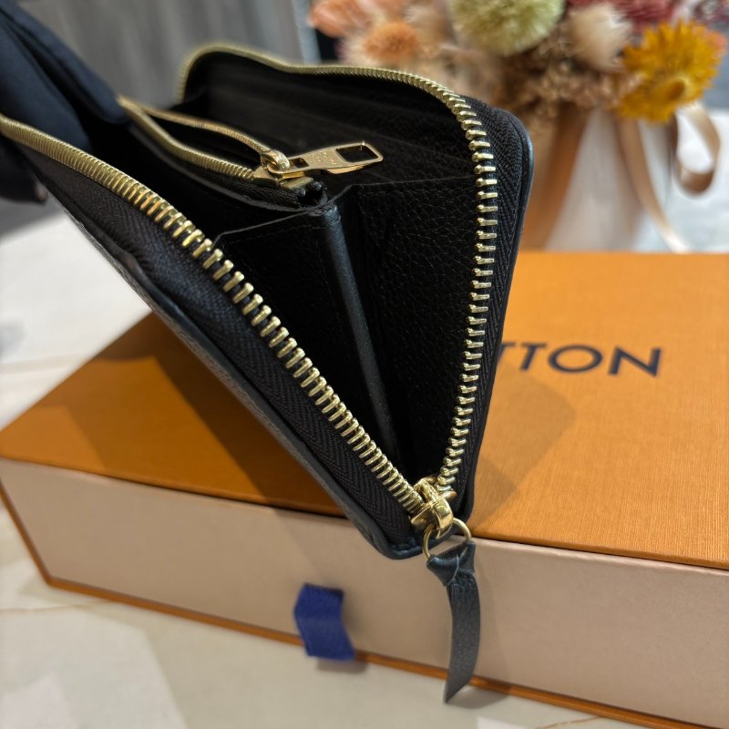 *SHIHNA名牌精品* LV M60171 Clemence 經典花紋全皮革壓紋拉鍊長夾-8
