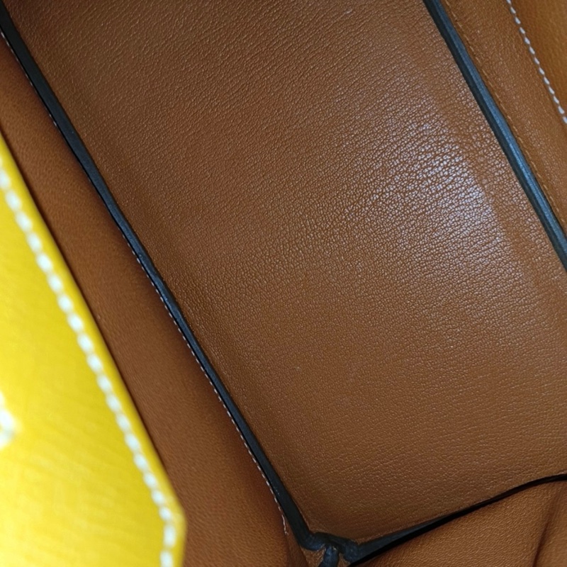 🔥HERMES 愛馬仕Birkin 30 太陽黃Epsom牛皮鉑金包手提包 金色五金框P刻 內縫 99新🆕正品保障❤️-7