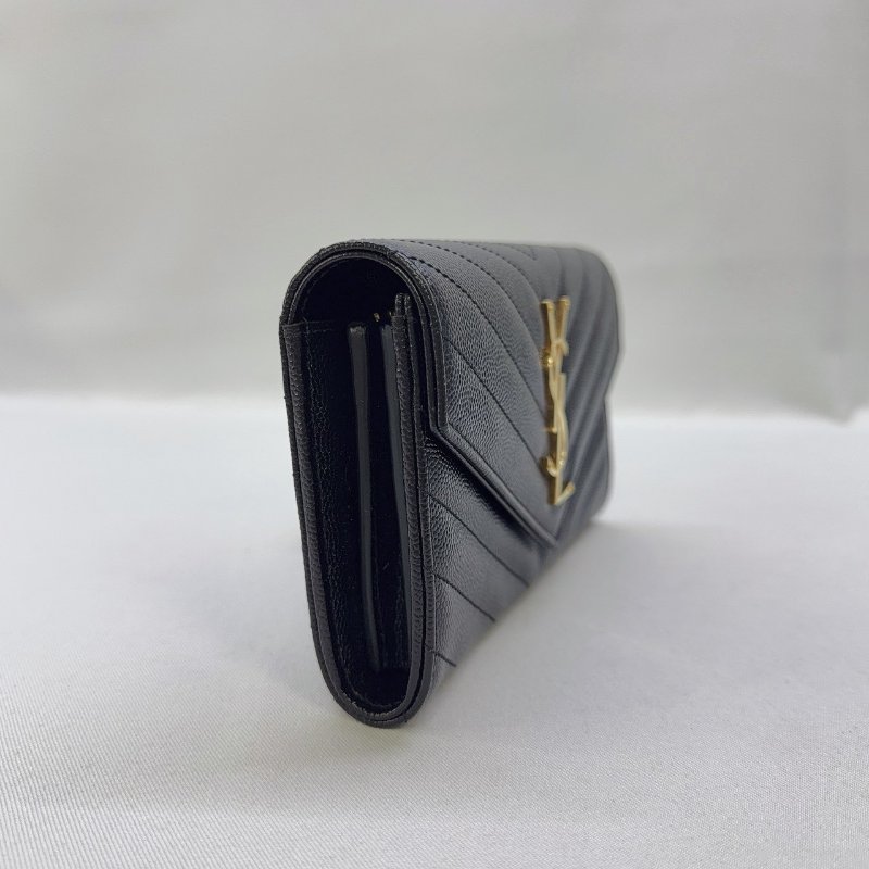 YSL 荔枝皮信封翻蓋長夾-3