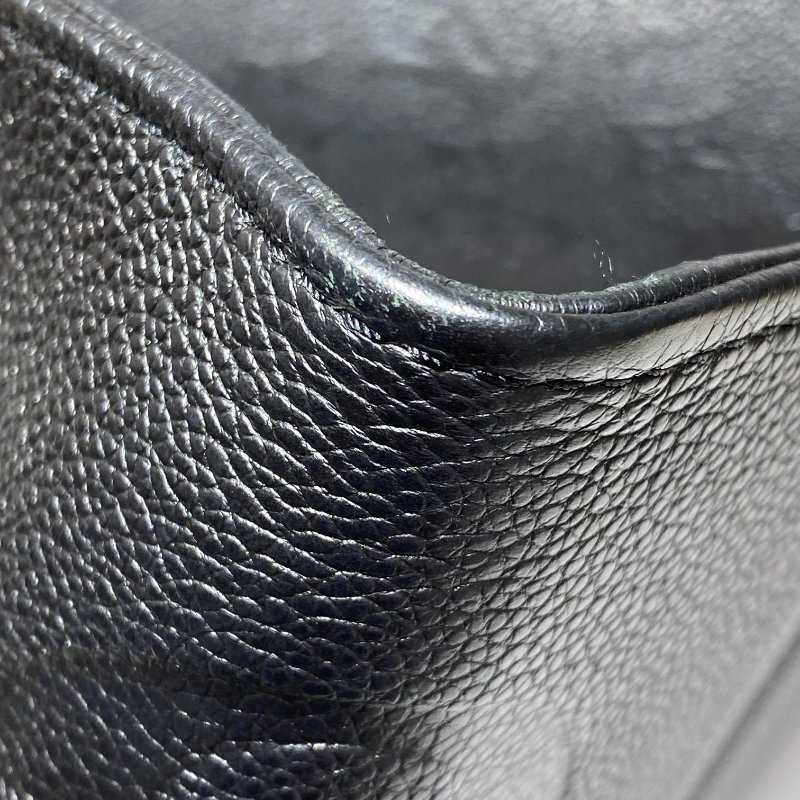 LOUIS VUITTON 路易威登 On The Go GM 托特包 壓紋牛皮 黑色 老花 金釦-7