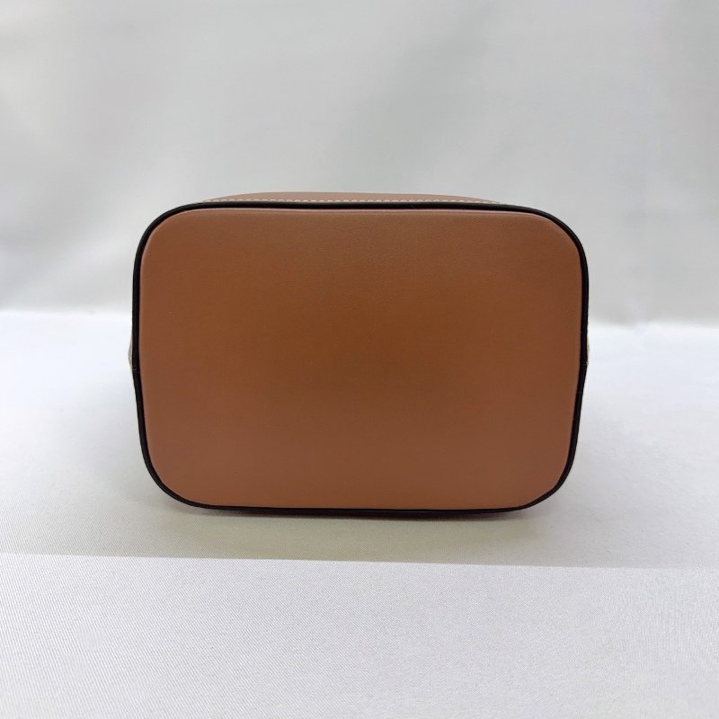 CELINE Triomphe帆布小牛皮水桶包-8