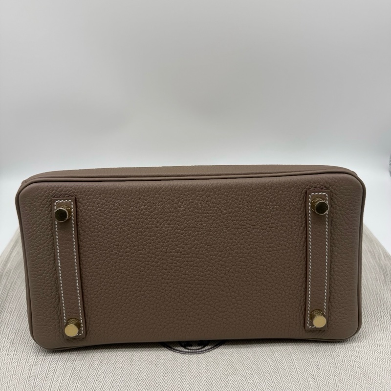 🔥全🆕全套 Hermes愛馬仕birkin25大象灰金扣 togo 皮 w刻 ❤️正品保障-4