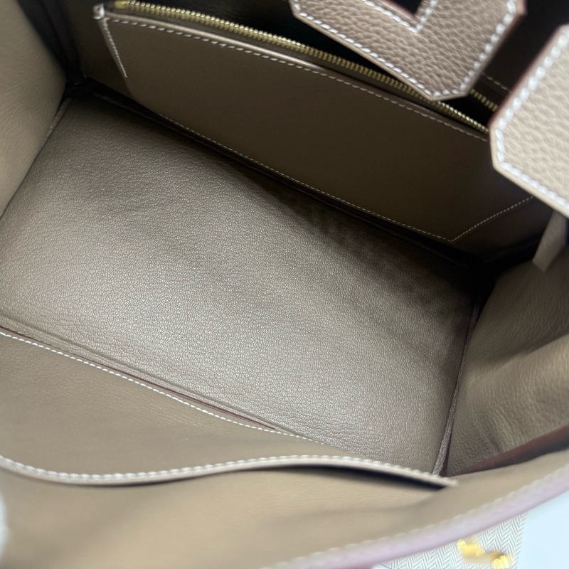 🔥全🆕全套 Hermes愛馬仕birkin25大象灰金扣 togo 皮 w刻 ❤️正品保障-5