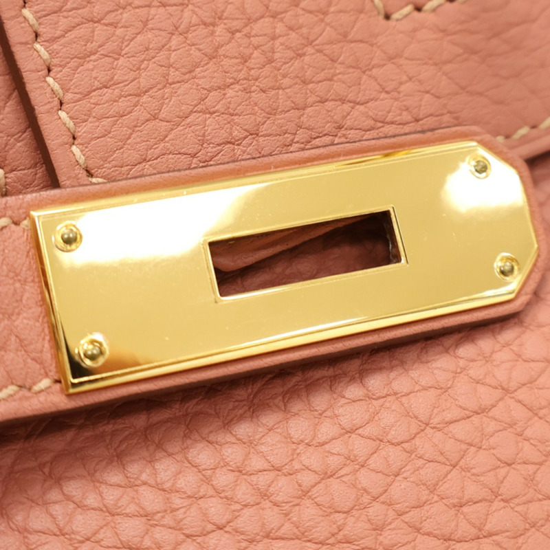 龍蝦粉色 Togo牛皮 Birkin 30 手提包 口Q刻【HERMES 愛馬仕】-9