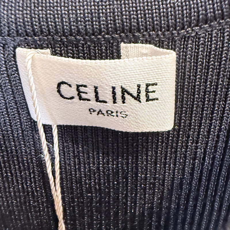 CELINE✨無袖挖背針織洋裝連衣裙 #M-4