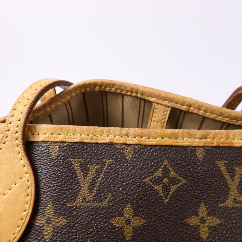 LOUIS VUITTON Monogram Neverfull MM手挽袋-17