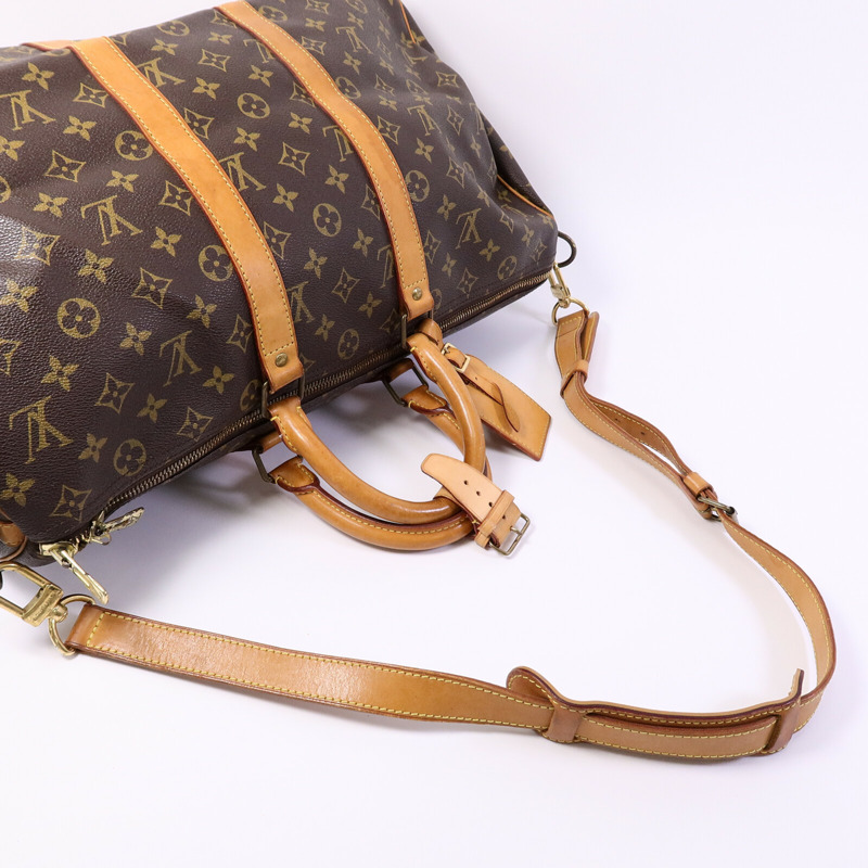 LOUIS VUITTON Monogram Keepall Bandouliere 45手挽肩背兩用袋-10