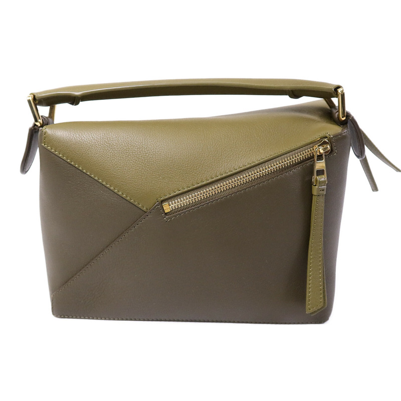 LOEWE 牛皮皮革Puzzle Small手挽肩背兩用袋-1