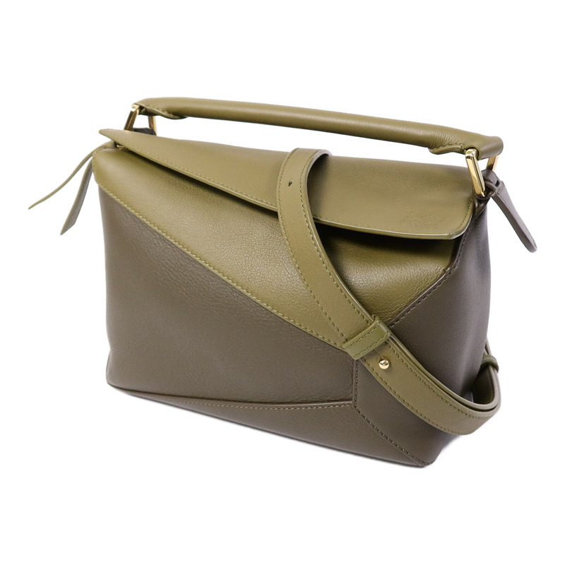 LOEWE 牛皮皮革Puzzle Small手挽肩背兩用袋-2