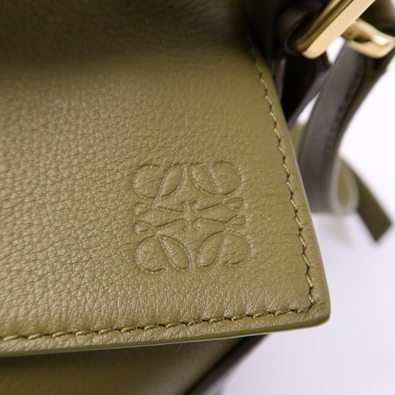 LOEWE 牛皮皮革Puzzle Small手挽肩背兩用袋-8