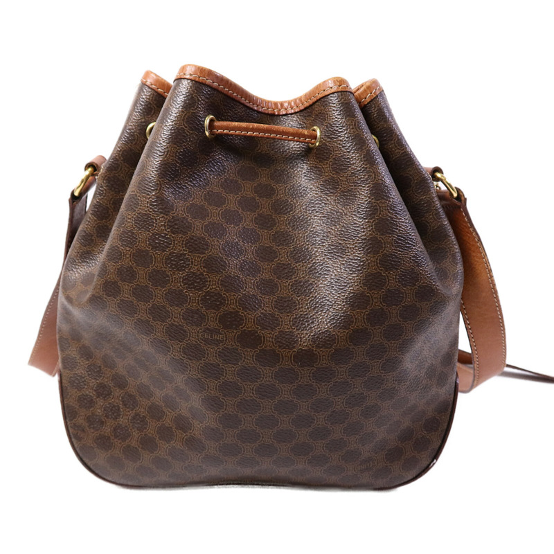 CELINE 塗層帆布Vintage Bucket Bag肩背袋-1