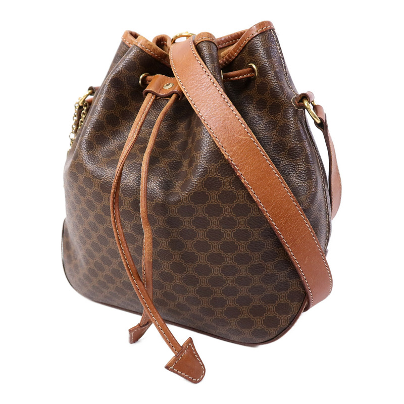 CELINE 塗層帆布Vintage Bucket Bag肩背袋-2