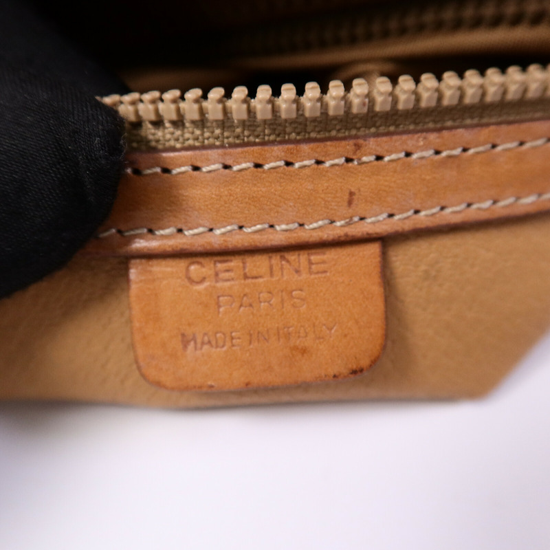 CELINE 塗層帆布Vintage Bucket Bag肩背袋-5