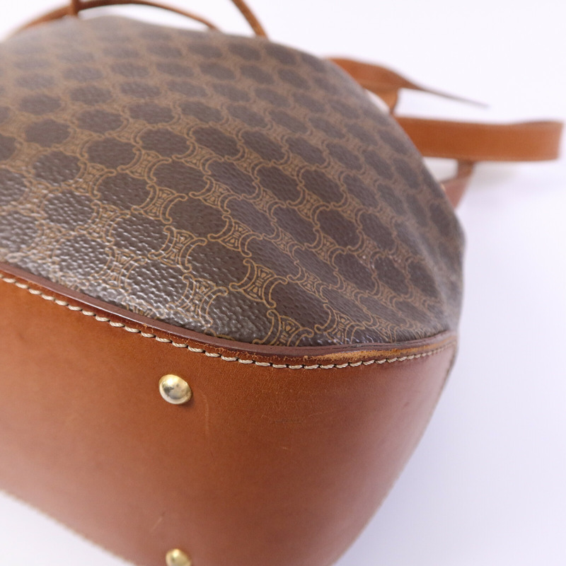 CELINE 塗層帆布Vintage Bucket Bag肩背袋-9