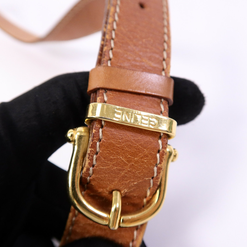 CELINE 塗層帆布Vintage Bucket Bag肩背袋-13