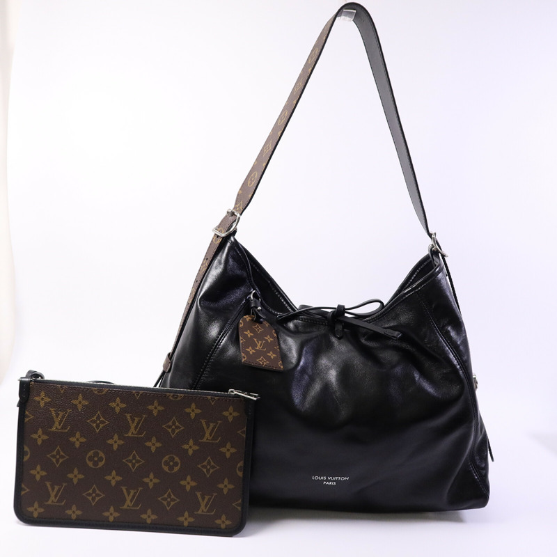 LOUIS VUITTON 羊皮皮革Carryall Vibe MM肩背袋-10