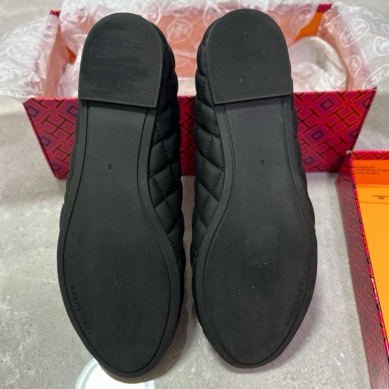 Tory Burch Minnie Quilted Ballet Flats 絎縫平底鞋 (黑色)-4