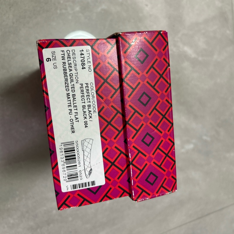 Tory Burch Minnie Quilted Ballet Flats 絎縫平底鞋 (黑色)-11