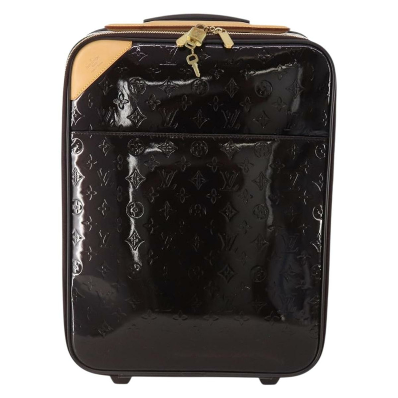 【日本直送】路易威登 Monogram Vernis Pegas 45 行李箱 Amarante M91277 LV 正品 179182A-12