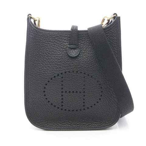愛馬仕 Evelyne TPM Amazon 單肩斜背包 K Taurillon Clemence 黑色 GHW