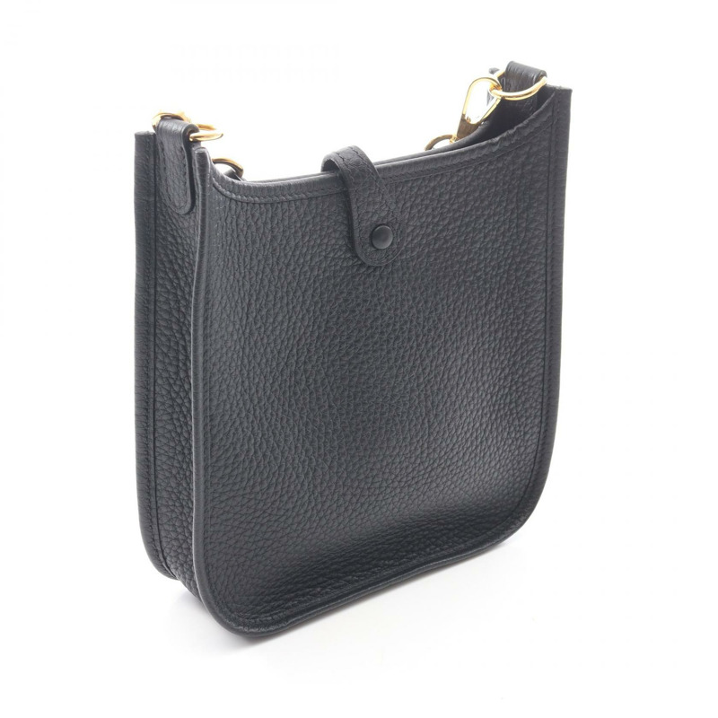 愛馬仕 Evelyne TPM Amazon 單肩斜背包 K Taurillon Clemence 黑色 GHW-1
