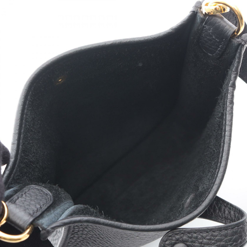 愛馬仕 Evelyne TPM Amazon 單肩斜背包 K Taurillon Clemence 黑色 GHW-2