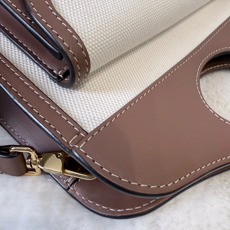 BURBERRY✨8031746 POCKET雙色帆布郵差包斜背包手提包-13