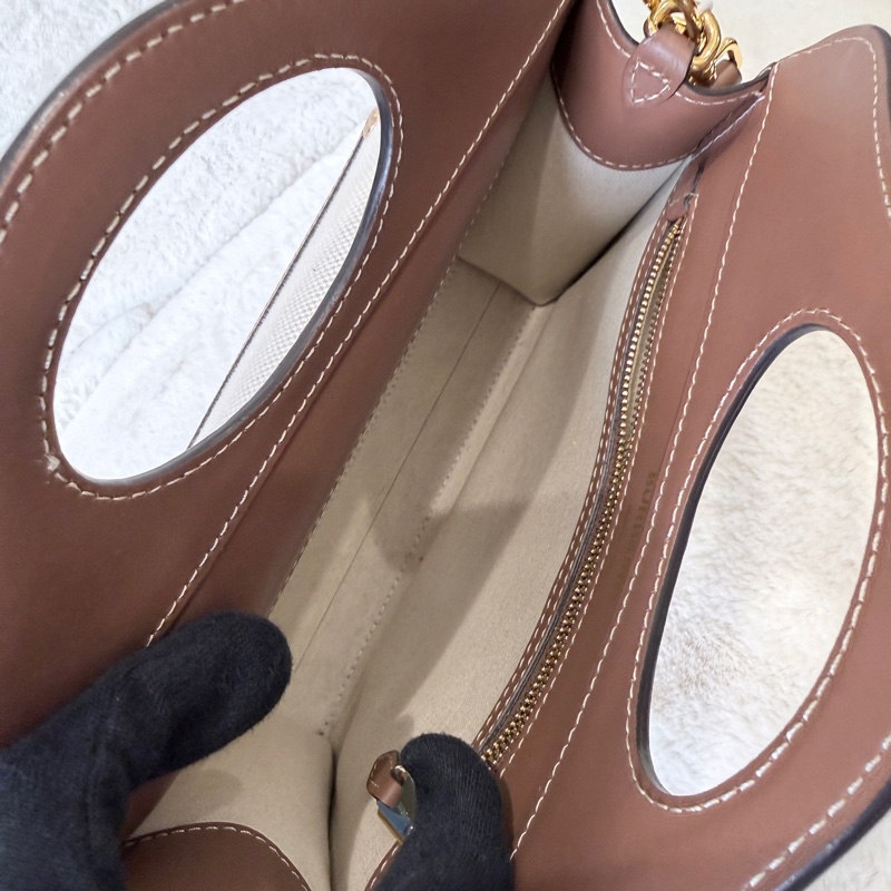 BURBERRY✨8031746 POCKET雙色帆布郵差包斜背包手提包-17