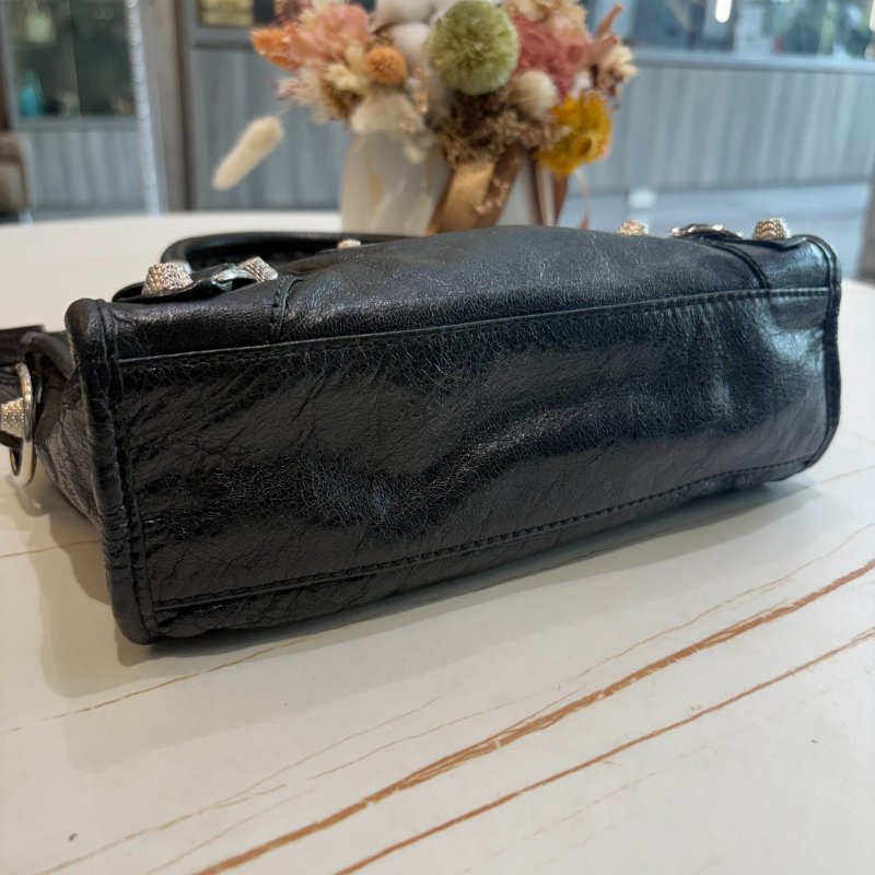 *SHIHNA名牌精品* Balenciaga mini city 銀釦機車包-8