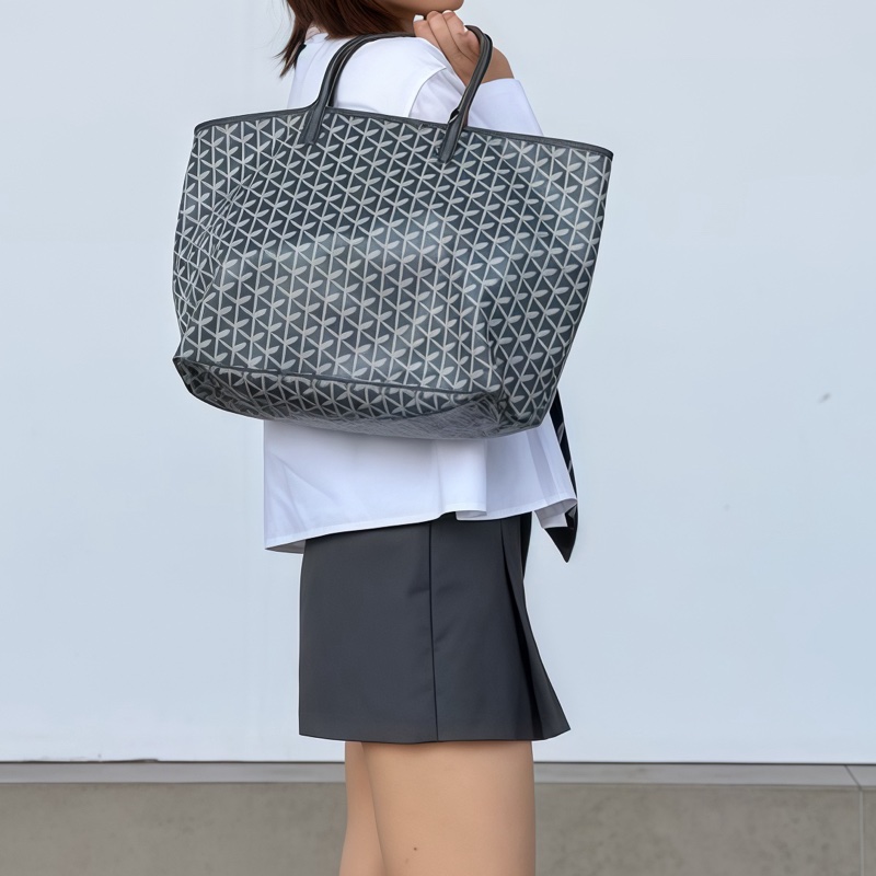 🩶Goyard 灰色老花 Tote｜低調高級感直接拉滿✨-1