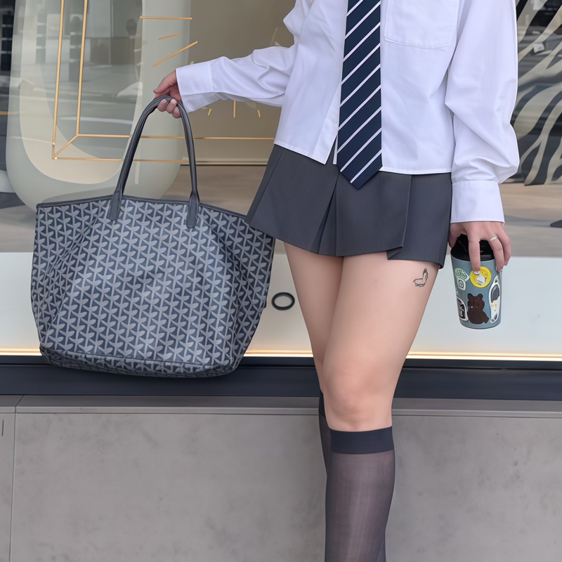 🩶Goyard 灰色老花 Tote｜低調高級感直接拉滿✨-2