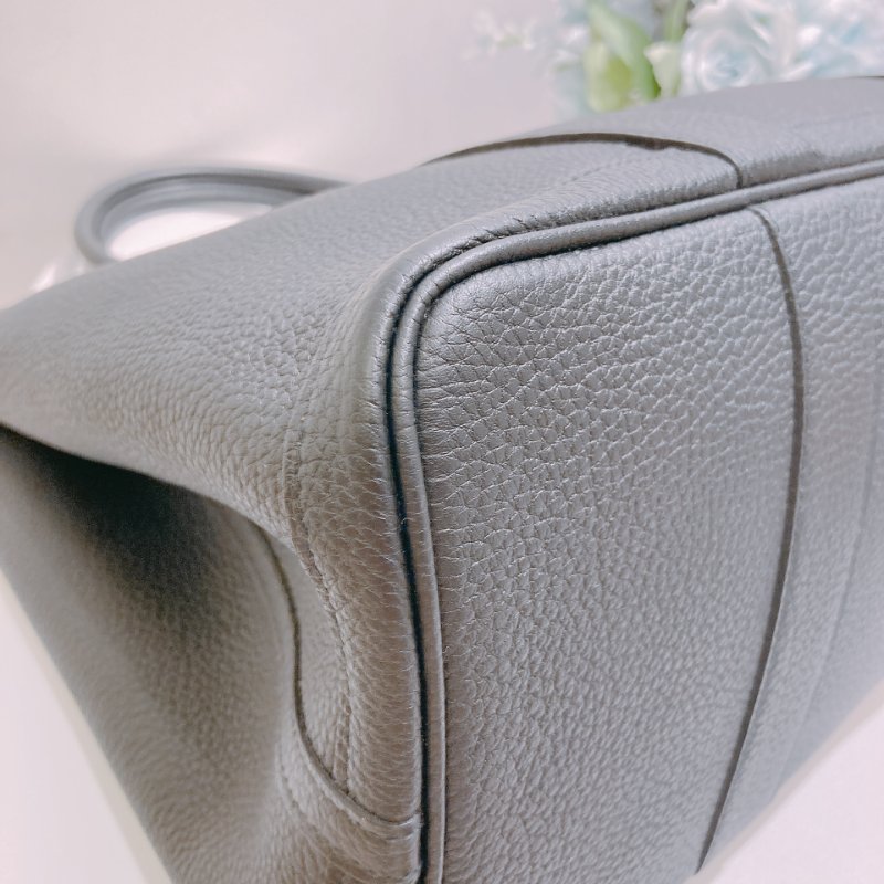 TW4841 Hermes 愛馬仕 花園包 黑色全皮 Garden Party 36 Negonda Black-6
