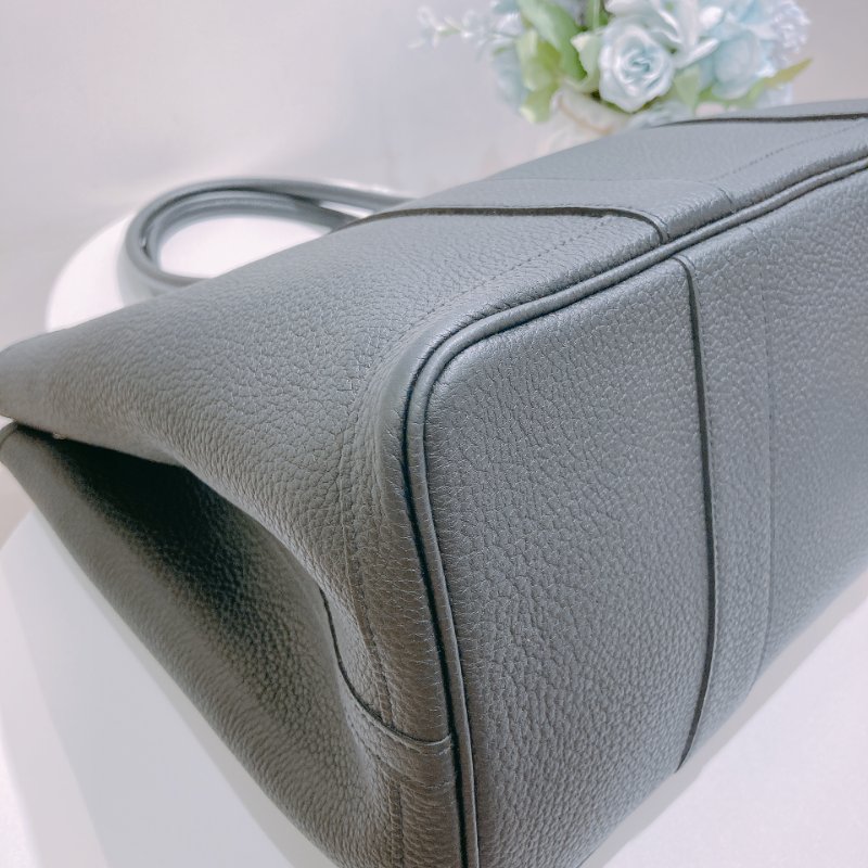 TW4841 Hermes 愛馬仕 花園包 黑色全皮 Garden Party 36 Negonda Black-8