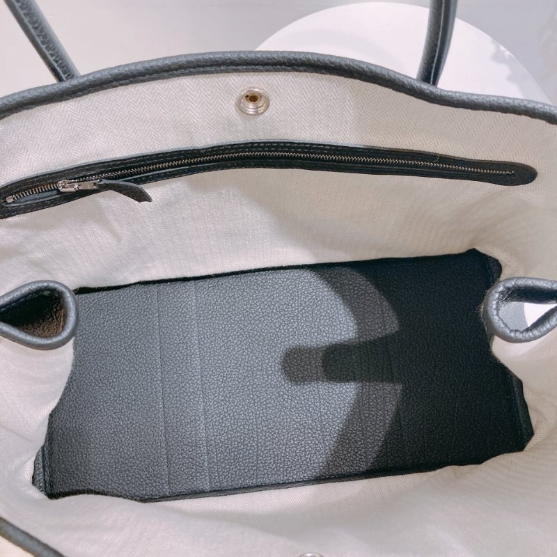TW4841 Hermes 愛馬仕 花園包 黑色全皮 Garden Party 36 Negonda Black-10