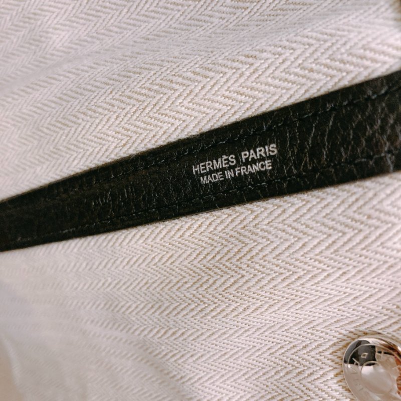 TW4841 Hermes 愛馬仕 花園包 黑色全皮 Garden Party 36 Negonda Black-19