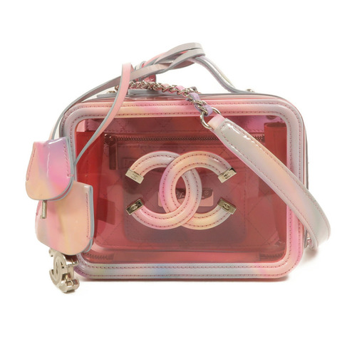 CHANEL PVC Vanity Case手挽肩背兩用袋