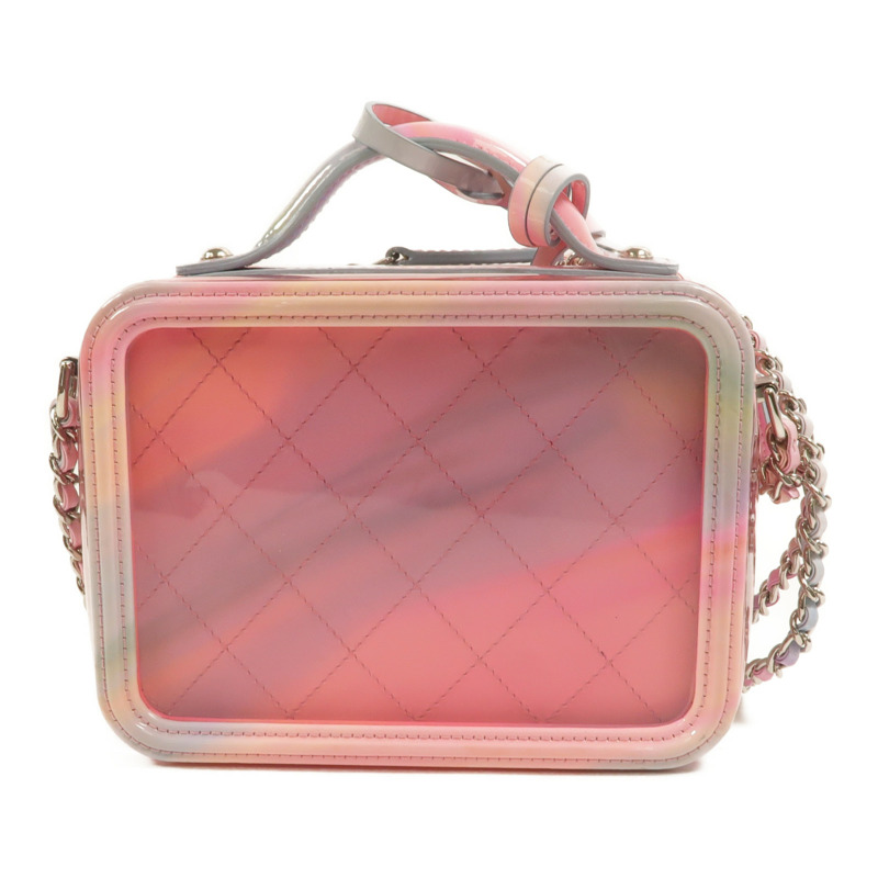 CHANEL PVC Vanity Case手挽肩背兩用袋-1