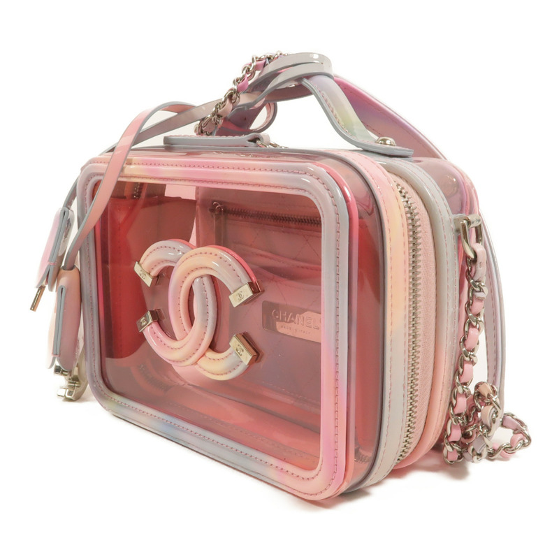 CHANEL PVC Vanity Case手挽肩背兩用袋-2