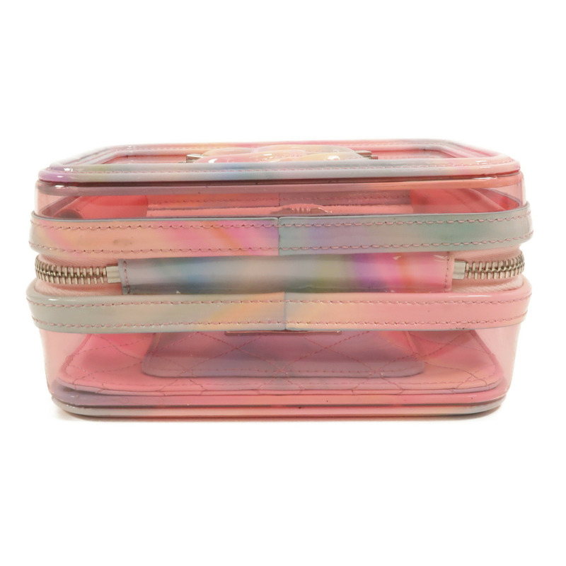 CHANEL PVC Vanity Case手挽肩背兩用袋-3