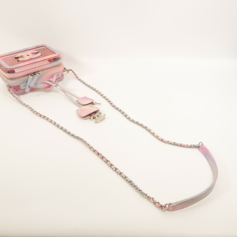 CHANEL PVC Vanity Case手挽肩背兩用袋-7