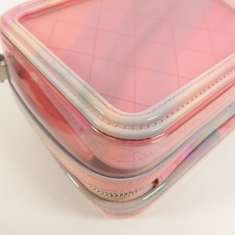 CHANEL PVC Vanity Case手挽肩背兩用袋-15