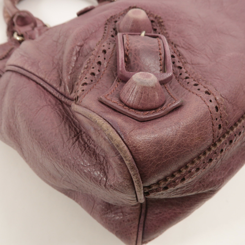 BALENCIAGA 牛皮皮革Brogues Covered Velo Bag手挽肩背兩用袋-11