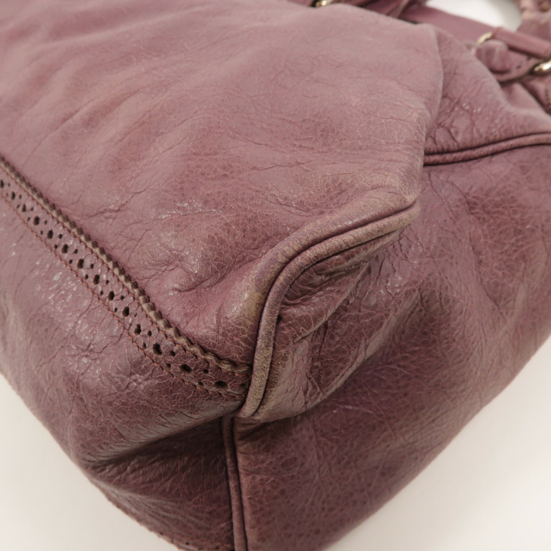 BALENCIAGA 牛皮皮革Brogues Covered Velo Bag手挽肩背兩用袋-12