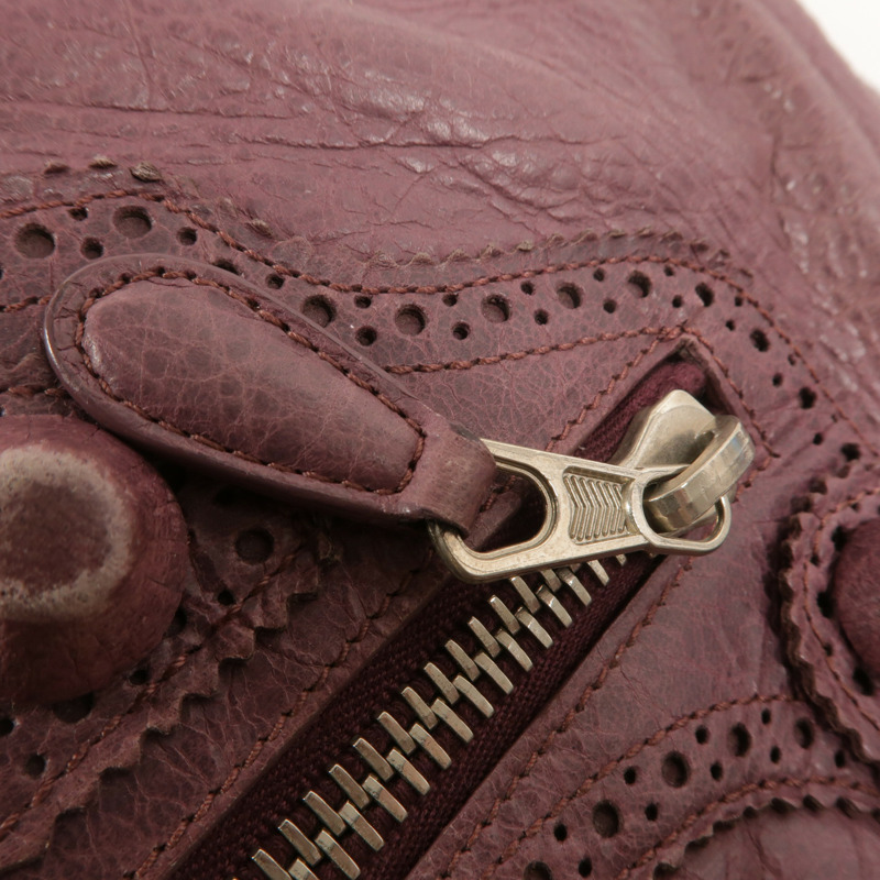 BALENCIAGA 牛皮皮革Brogues Covered Velo Bag手挽肩背兩用袋-15