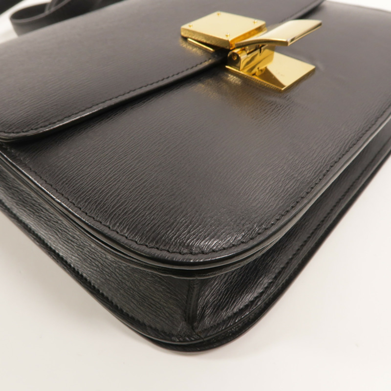 CELINE 牛皮皮革Classic Box Medium肩背袋-11