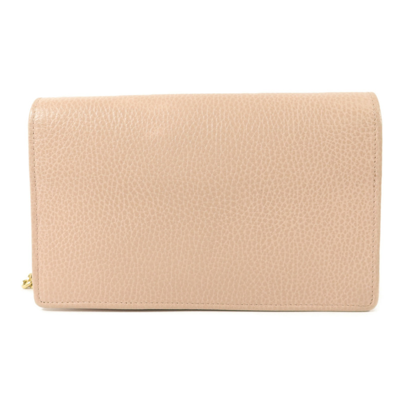 GUCCI 牛皮皮革WOC Wallet On Chain鏈帶肩背袋-1