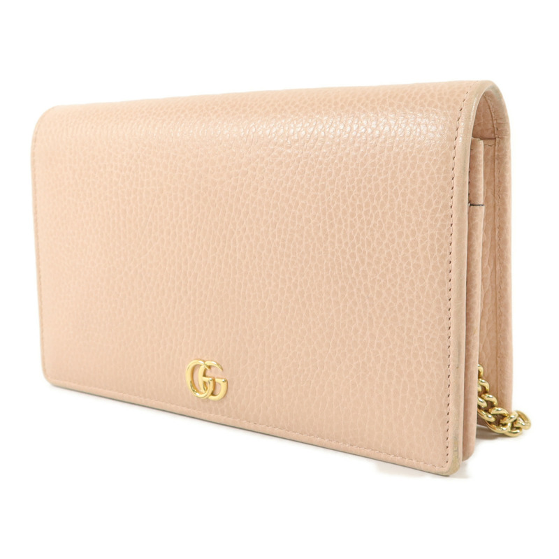 GUCCI 牛皮皮革WOC Wallet On Chain鏈帶肩背袋-2